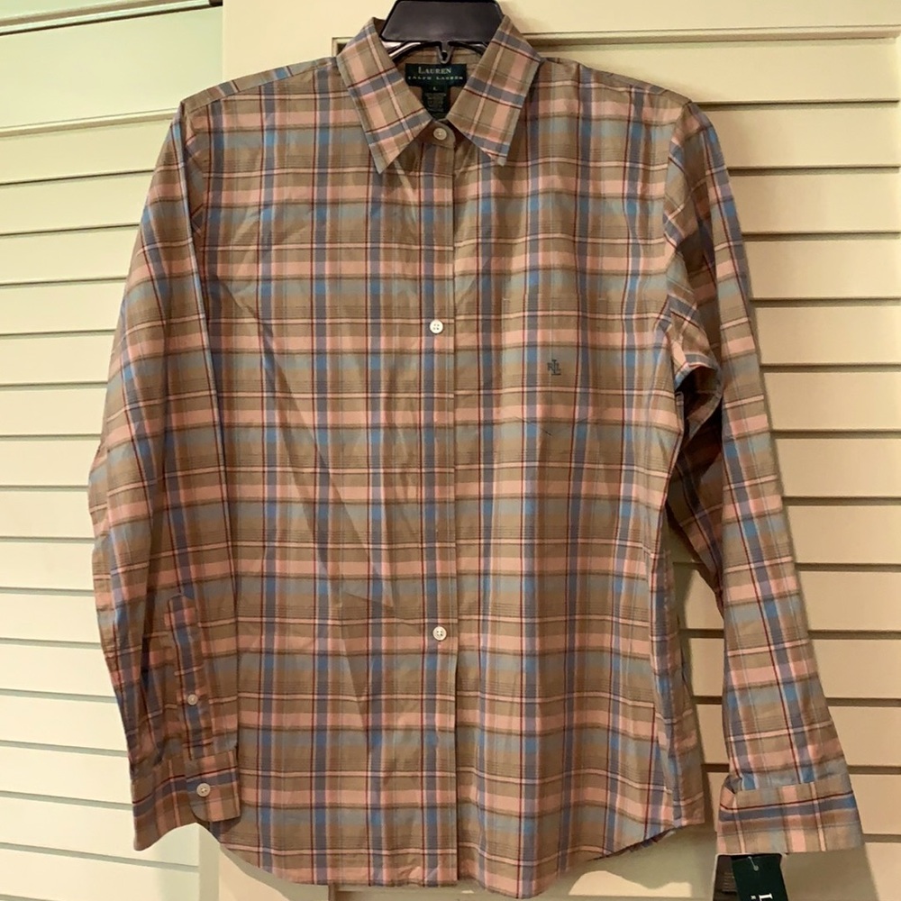 Ralph Lauren woman’s long sleeve shirt (L)